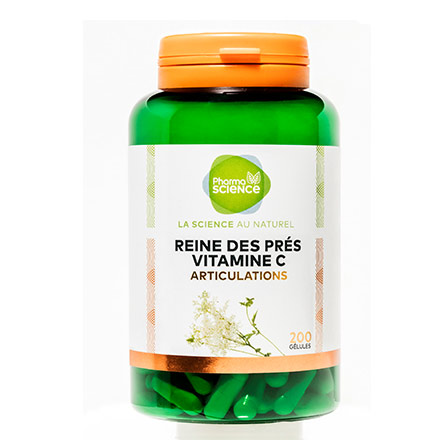 PHARMASCIENCE Articulation - Reine des Prés Vitamine C 200 gélules