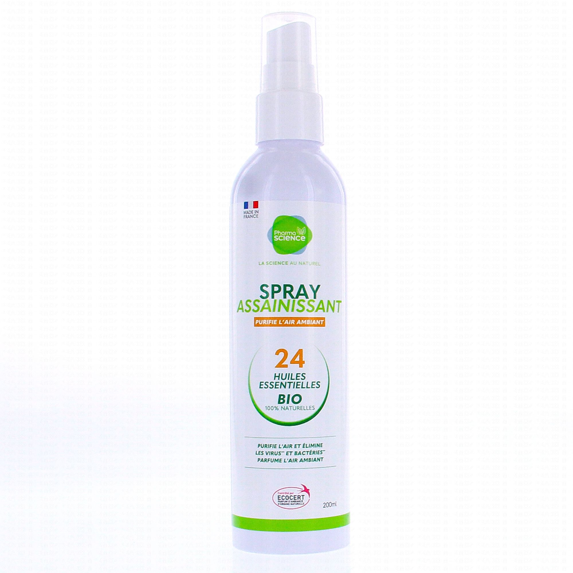 PHARMASCIENCE Spray assainissant 200ml - Parapharmacie Prado Mermoz