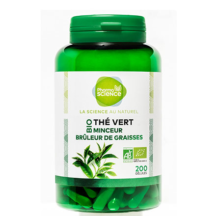 PHARMASCIENCE Minceur - Thé Vert Bio 200 gélules