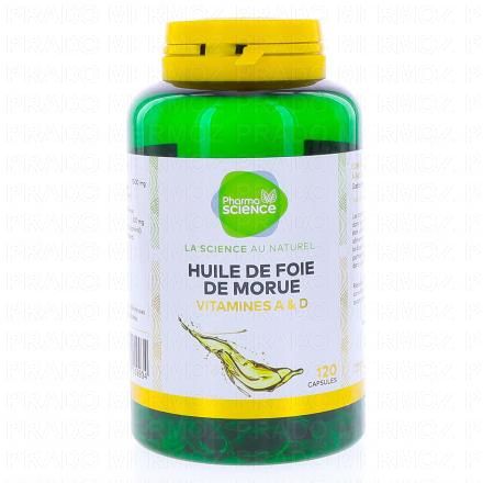 PHARMASCIENCE Tonus - Huile de Foie de Morue 120 capsules