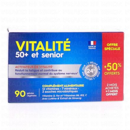 PHARMASCIENCE Vitalité 50+ et Sénior (90 gélules)