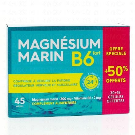 PHARMASCIENCE Détente - Magnésium Marin B6 45 gélules