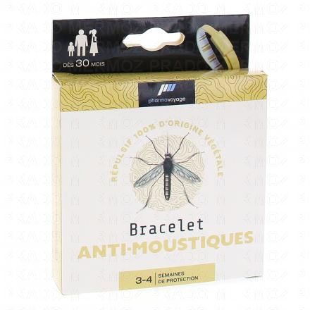 PHARMAVOYAGE Bracelet anti-moustiques (couleur ivoire)