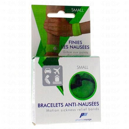 PHARMAVOYAGE Bracelets anti nausées x2 (taille s vert)