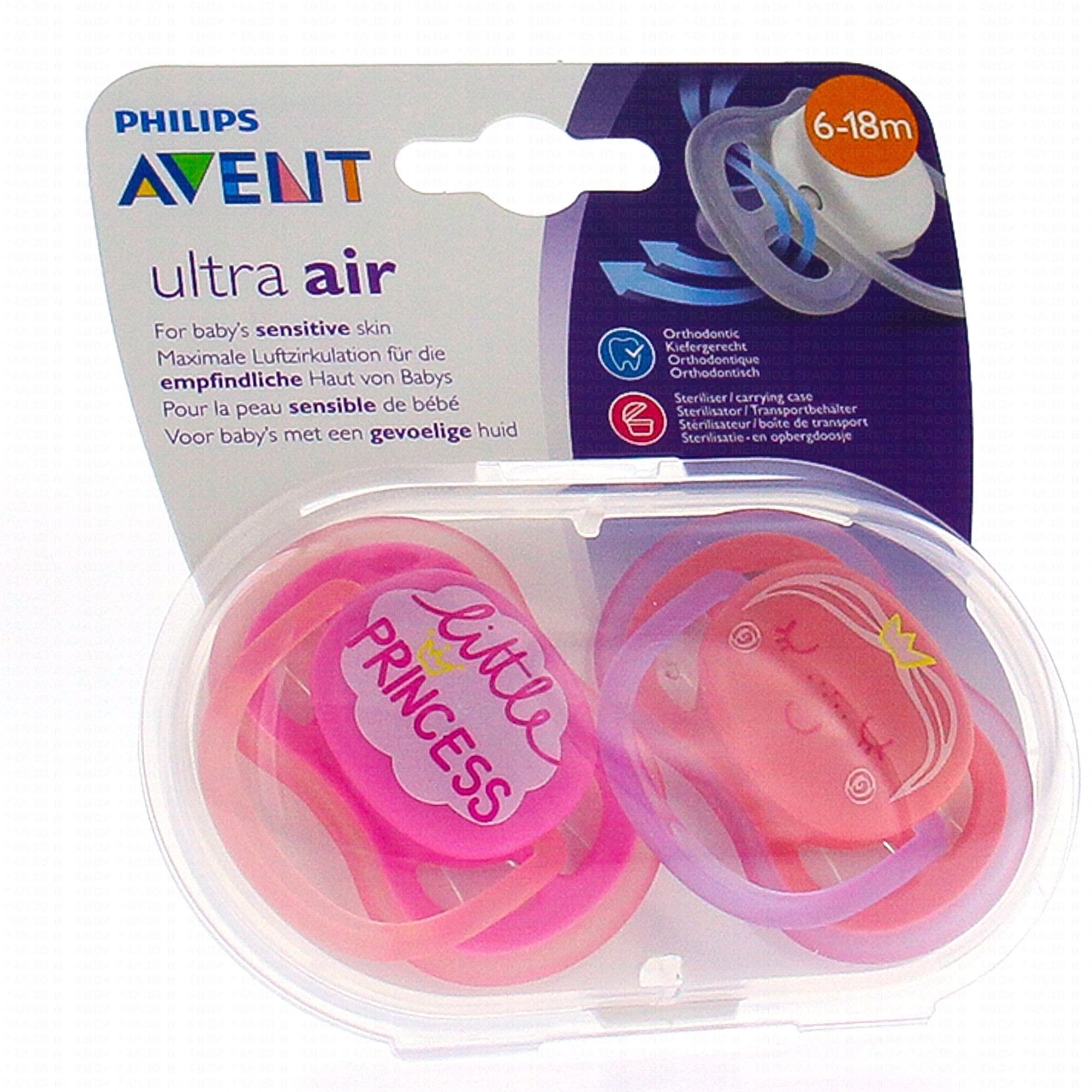 AVENT Ultra air Sucettes 6-18m - Parapharmacie Prado Mermoz