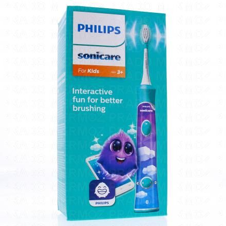 PHILIPS Sonicare Kids - Brosse à dent électrique rechargeable (aqua n°hx6322)