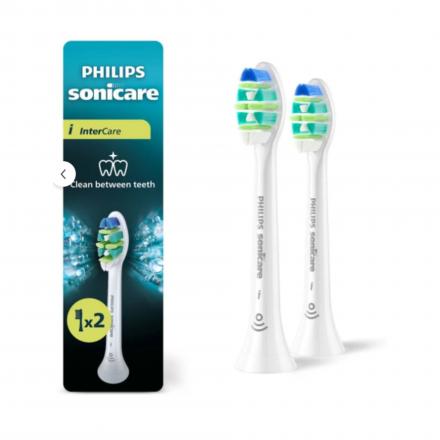 PHILIPS Sonicare Intercare - Recharge brosse Blanche (x2 brossettes)