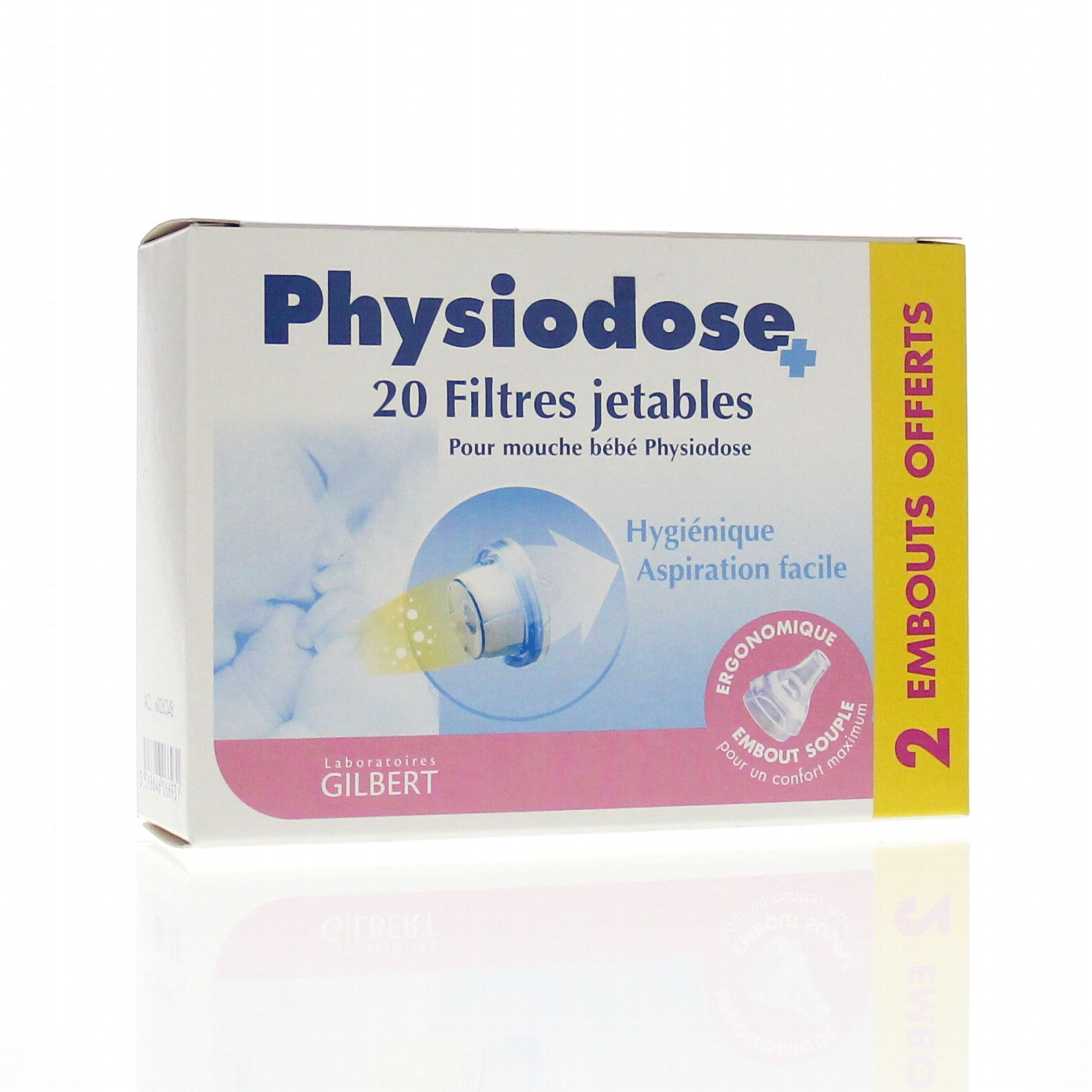 PHYSIODOSE Filtres pour mouche bébé 20 filtres jetables - Parapharmacie  Prado Mermoz