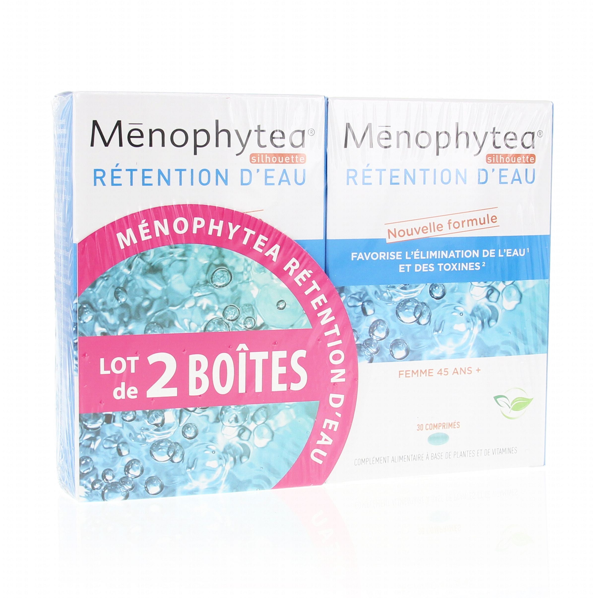 PHYTEA Ménophytea silhouette rétention d'eau lot de 2 x 30 PHYTEA Ménophytea silhouette rétention d'eau lot de 2 x 30