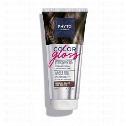 PHYTO Color Gloss - Masque raviveur de couleur & soin Marron Glacé 200ml