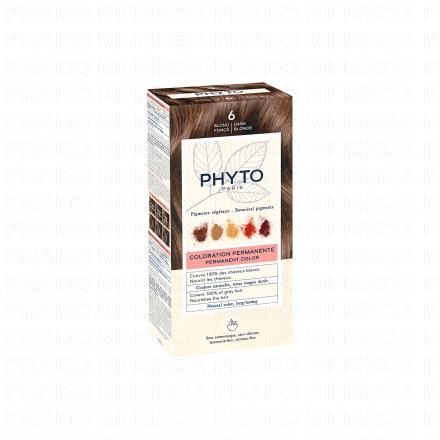 PHYTO Color n°6 Blond Foncé coloration permanente enrichie en pigments végétaux