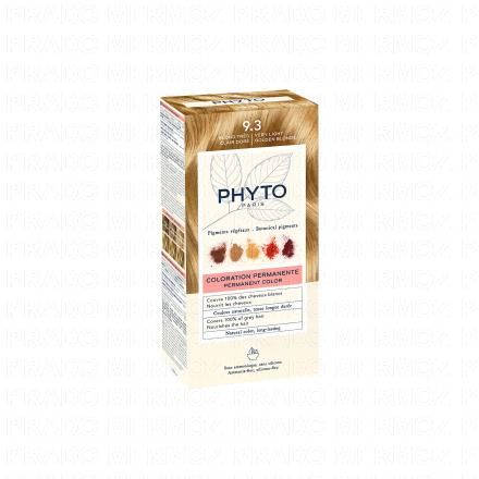 PHYTO Color n°9.3 blond très clair doré Coloration permanente enrichie en pigments végétaux