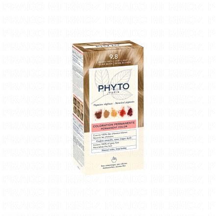 PHYTO Color n°9.8 blond très clair beige Coloration permanente enrichie en pigments végétaux