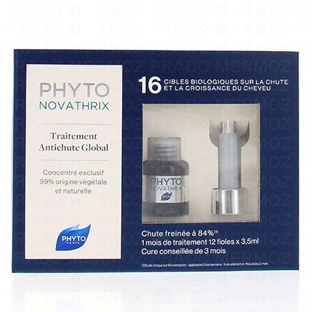 PHYTO Novathrix Traitement anti-chute global fioles 3.5 ml x 12