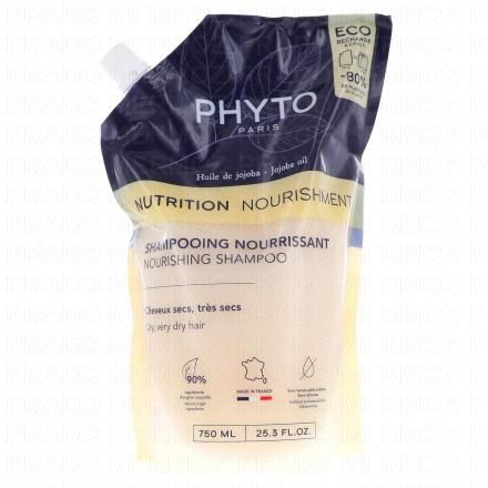 PHYTO Nutrition Shampooing Nourrissant (eco recharge 750ml)