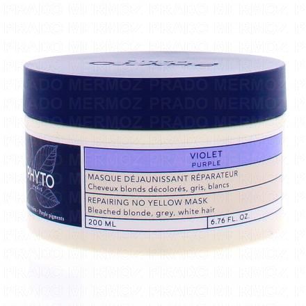 PHYTO Violet Masque déjaunissant réparateur pot 200ml