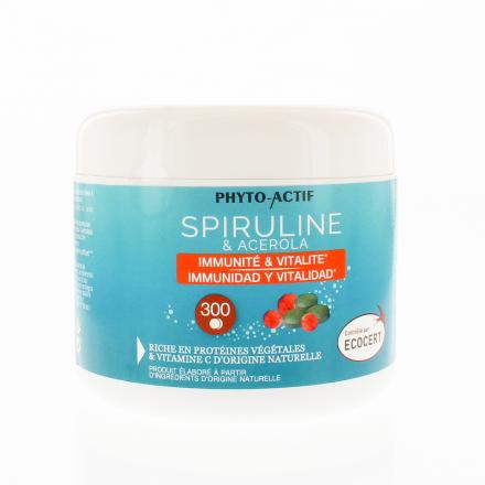 PHYTOACTIF Spiruline & Acerola comprimés x 300