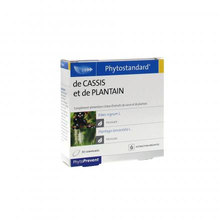 PHYTOPREVENT Phytostandard cassis plantain boîte 30 comprimés