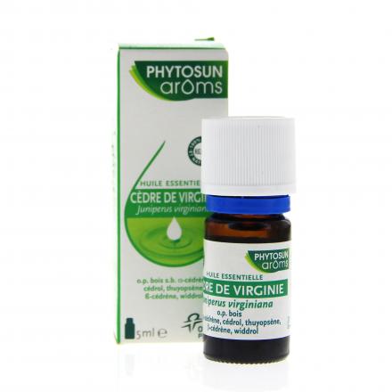 PHYTOSUN AROMS Huile essentielle de Cèdre de Virginie flacon 5ml