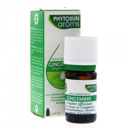 PHYTOSUN Arôms Huile essentielle de Gingembre flacon 5ml