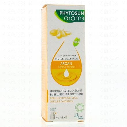 PHYTOSUN Arôms Huile végétale Argan flacon pompe 50 ml