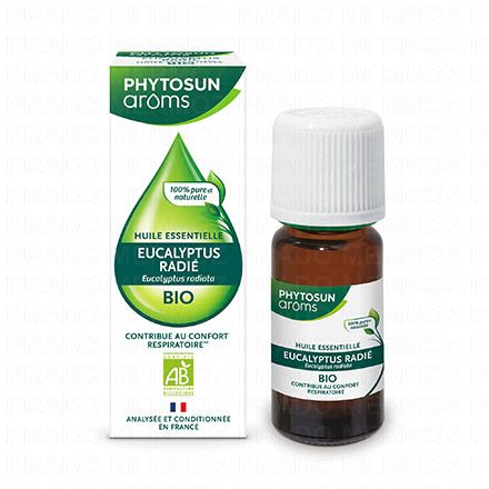 PHYTOSUN AROMS Huile essentielle d'Eucalyptus radié Bio flacon 10 ml