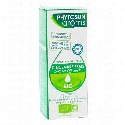 PHYTOSUN AROMS Huile essentielle de Gingembre bio flacon 5ml