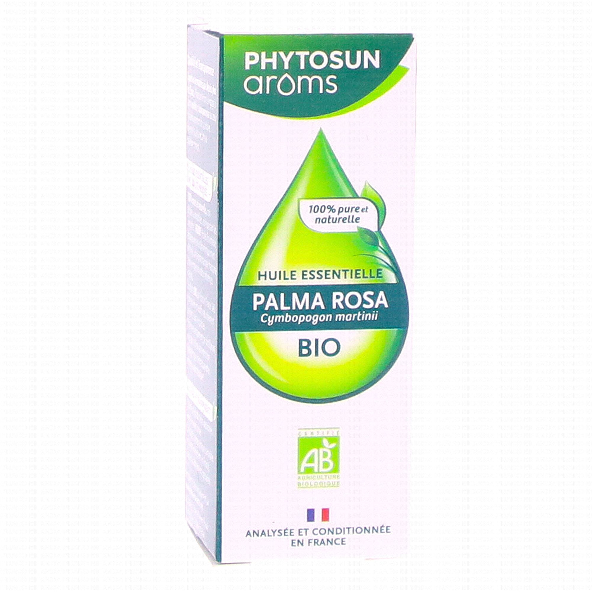 Palmarosa Bio Huile Essentielle Puressentiel 10ml