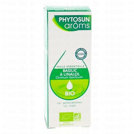 PHYTOSUNAROMS Huile essentielle de basilic à linasol bio flacon 5ml