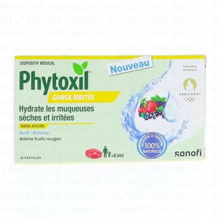 PHYTOXIL Pastilles Gorge Irritée x16 (gout fruits rouges)