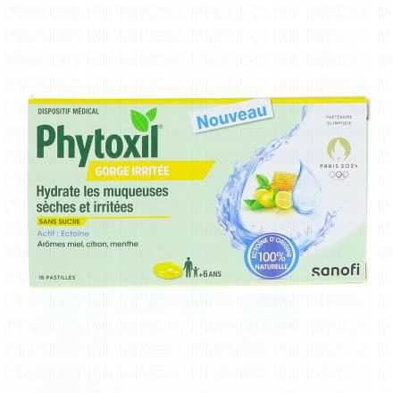 Pastilles Gorge Irritée x16 gout miel citron menthe 2