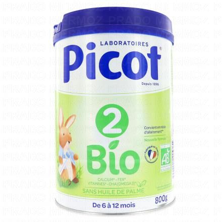 PICOT Bio Lait de suite 2ème âge 800g