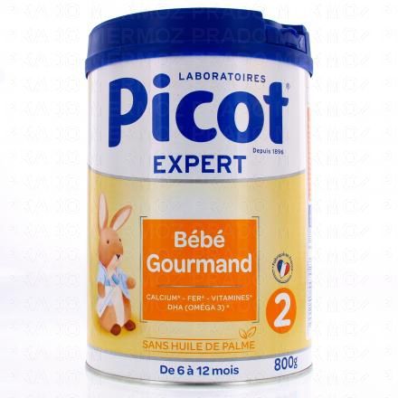 Expert lait bébé gourmand 2ème age 6-12 mois 800g 2