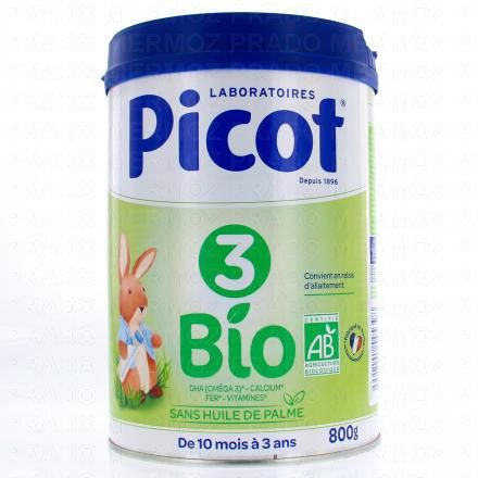 Lait Bio 3ème âge Dès 10 mois 800g 2