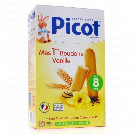 PICOT Mes 1ers boudoirs vanille x6 sachets de 4