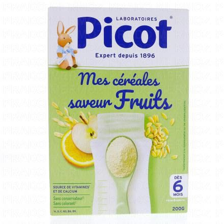 PICOT Mes céréales saveur Fruits dès 6 mois 200g