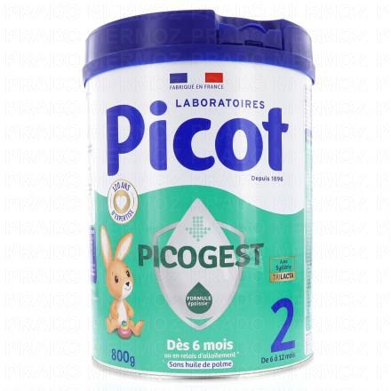 PICOT Picogest Lait de suite 2ème âge 800g