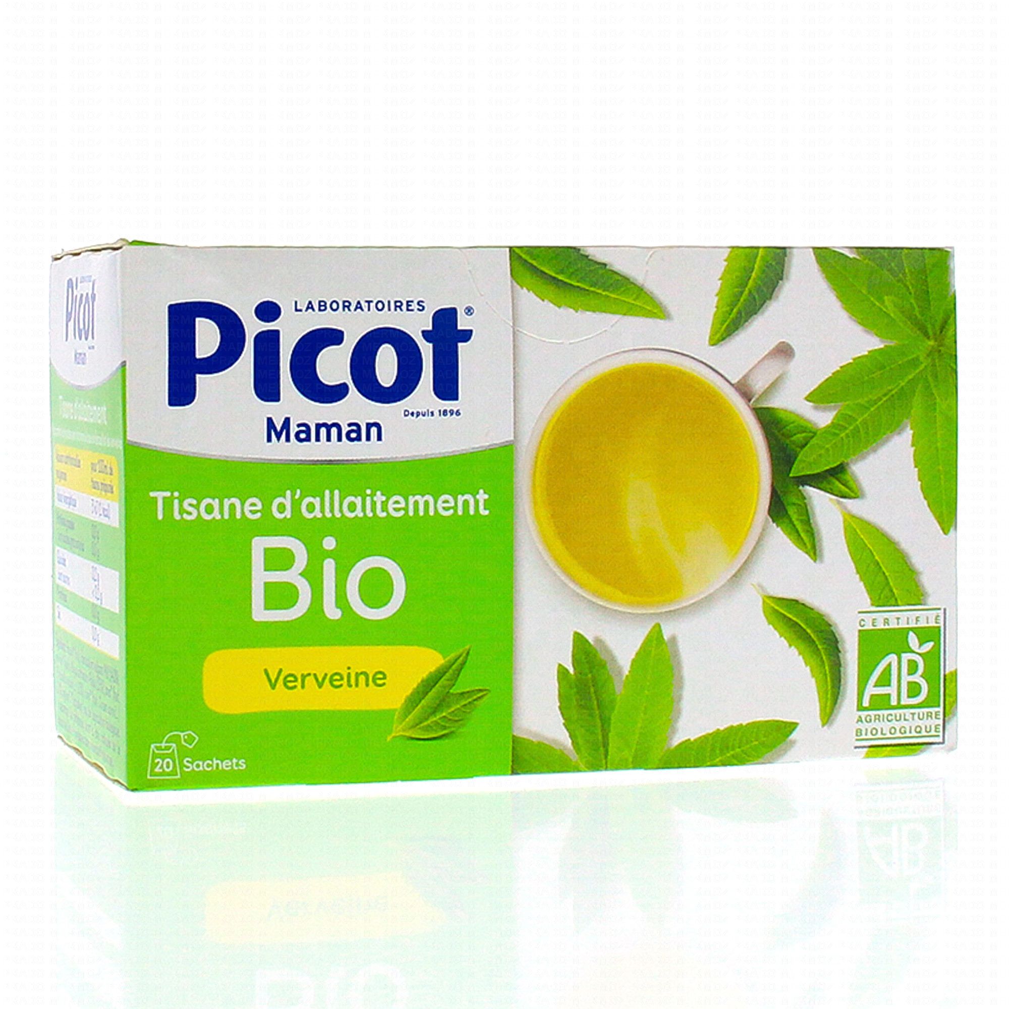 PICOT Tisane allaitement bio saveur verveine x20 sachets - Parapharmacie  Prado Mermoz