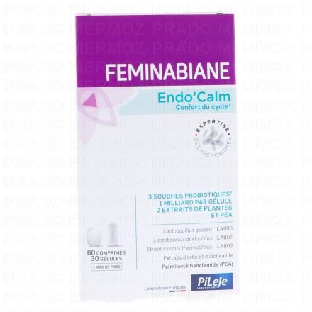 PIELEJE Feminabiane Endo'Calm 60 comprimés + 30 gélules 2