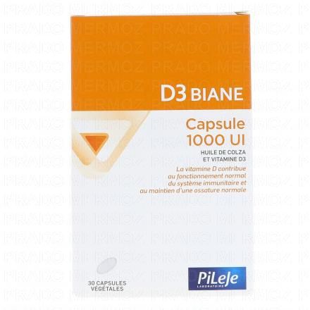 PILEJE D3 Biane x30 capsules marines
