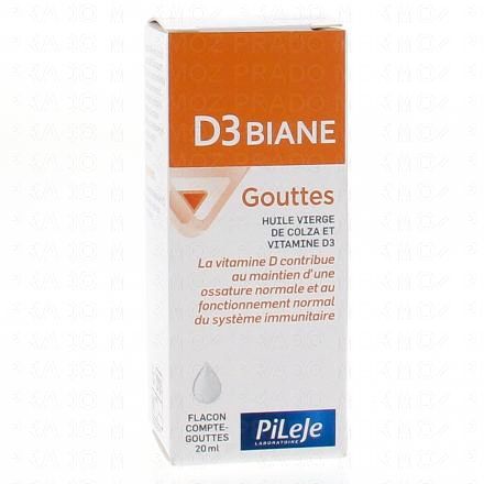 PILEJE D3 biane vitamine D flacon-gouttes 15ml