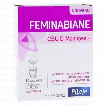 PILEJE Feminabiane - CBU D-Mannose + x10 Sachets à Diluer