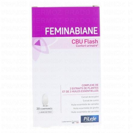 PILEJE Feminabiane CBU Flash 20 comprimés