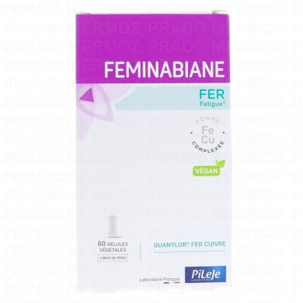 PILEJE Feminabiane Fer 60 gélules
