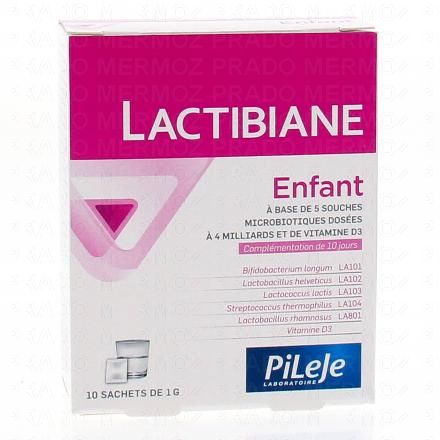 PILEJE Lactibiane enfant (boîte 10 sachets)