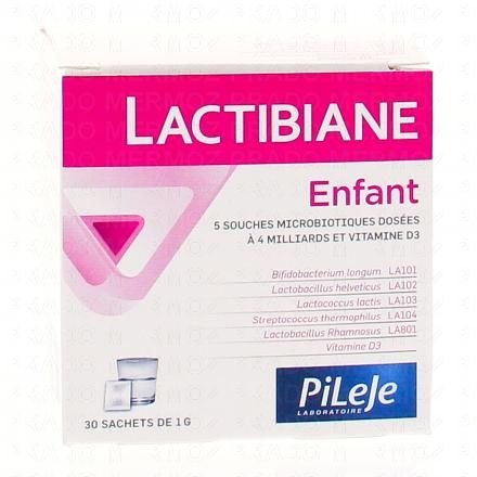 PILEJE Lactibiane enfant boîte 30 sachets