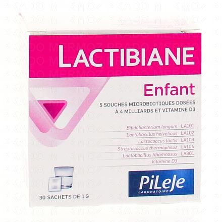 PILEJE Lactibiane enfant (boîte 30 sachets)