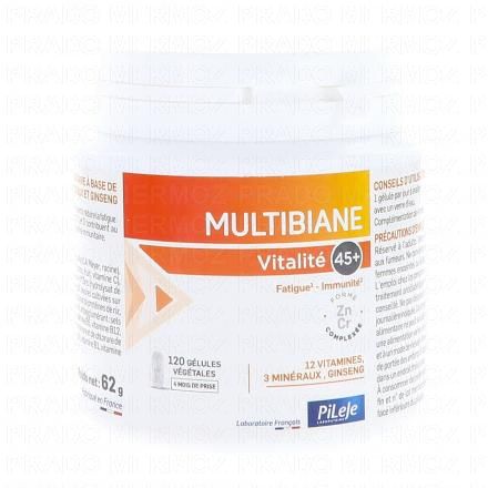 PILEJE Multibiane -Vitalité 45+ Pot 120 gélules
