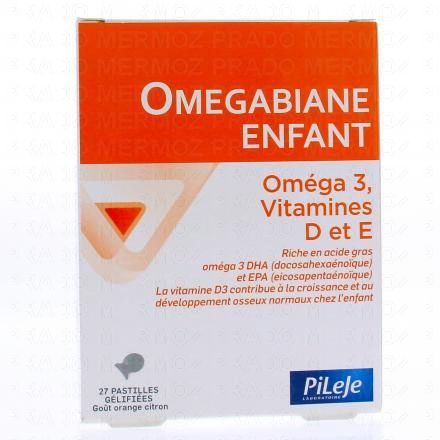 PILEJE Omegabiane enfant x27 pastilles gélifiées