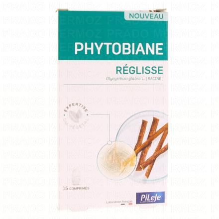 PILEJE Phytobiane Réglisse 15 comprimés